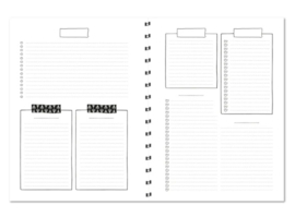 Agenda - Jaaragenda - verticale indeling - A5 - 2025
