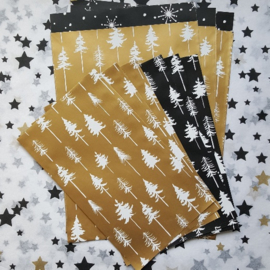 Set - Kerst - Lovely trees zakjes - 9-delig