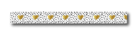 Masking tape - Hearts Gold