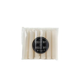 Kaars - mini diner 6 stuks - blush