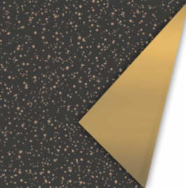 Kadozakje - Twinkling Stars - zwart - per 5 stuks (17x25cm)