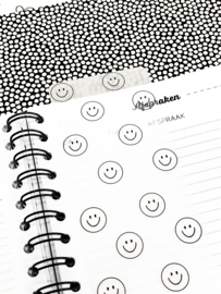 Agenda - Pick & Plan - Klikbare boekenlegger - smile, dots of hearts