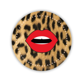 Sticker - Kiss Leopard - per stuk