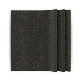Tissue paper / Vloeipapier - Twinkling Stars - zwart - per 5 stuks