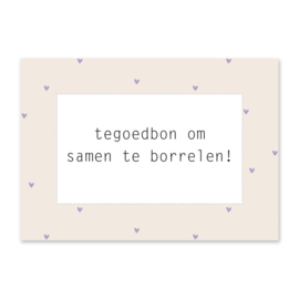 Tegoedbon - Borrelen!