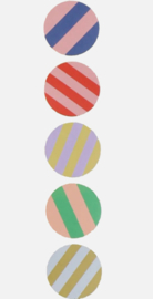 Stickers - Stripes - mixed - per 10 stuks