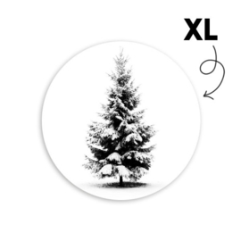 Stickers - Kerstboom - XL - per 5 stuks