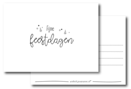Kaart - Kerst - Fijne feestdagen