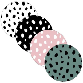 Stickers - 101 dots - assorti - per 10 stuks