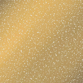 Tissue paper / Vloeipapier - Twinkling Stars - goud - per 5 stuks