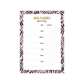 Planner - Maaltijdplanner - Leaves - A5