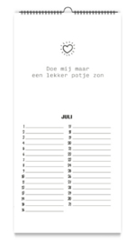 Verjaardagskalender - Taart & Chocola