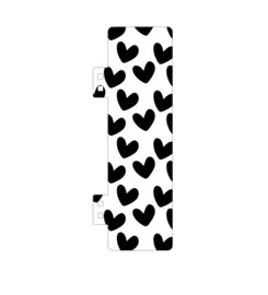 Agenda - Pick & Plan - Klikbare boekenlegger - smile, dots of hearts