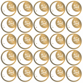 Stickers - Sint - Cadeausticker - per 10 stuks