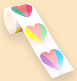 Stickers - Heart / Hart - per 9 stuks