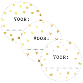 Stickers - Kerst - VOOR: - assorti - per 10 stuks