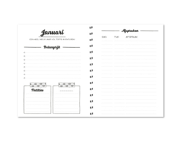 Agenda - Jaaragenda - MINI - A6 - 2025