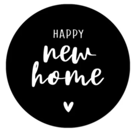 Stickers - Happy new home - per 10 stuks