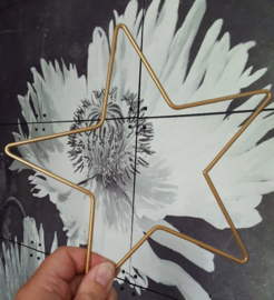 Accessoires - Kerst - Ster - goud - 20cm