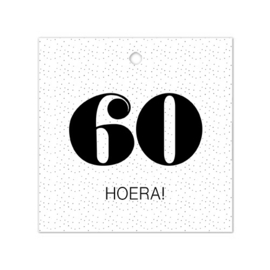 Cadeaulabel - 60 Hoera!