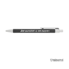 Pen - deze meester is een topper