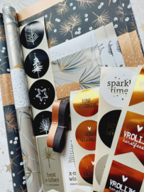 Set - Kerst - Vintage Berries & Branches - 32-delig