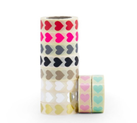 Stickers - Hart mini - mint per 10 stuks
