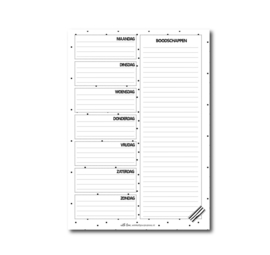 Planner - Foodplanner - Boekje vol eten - A5