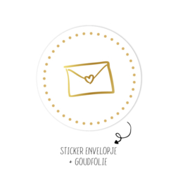Stickers - Envelopje - per 10 stuks