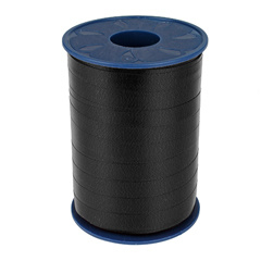 Lint - krullint - zwart - 10mm - 3m