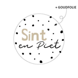 Stickers - Sint - Sint en Piet - per 10 stuks
