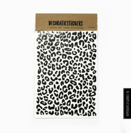 Stickervel - Decoratiestickers panter - 2 velletjes