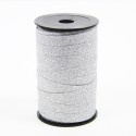 Lint - glitter - zilver - 10mm - 3m