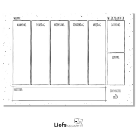 Planner - Pluimpjes week - A5