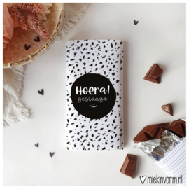Chocolade wikkel - Hoera! Geslaagd :)