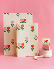 Stickers - Tulips - mixed - per 10 stuks