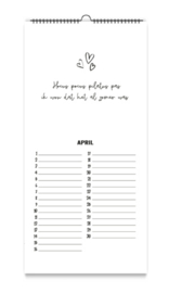Verjaardagskalender - Taart & Chocola
