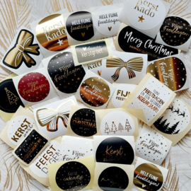 Stickers - Kerst - set van 30 stuks