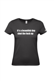 T shirt Beautiful day Black