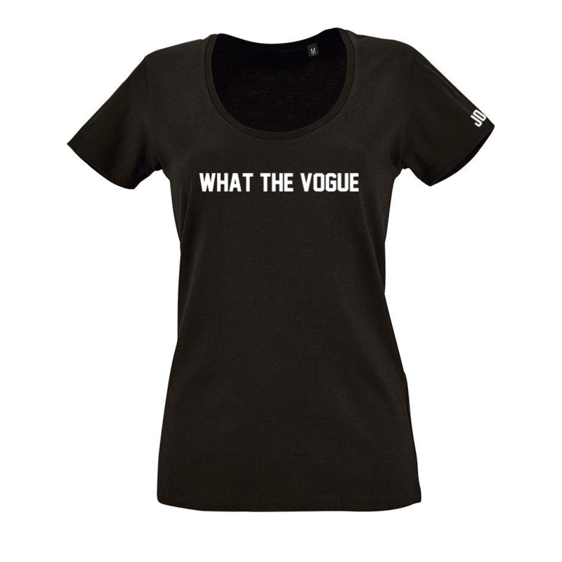 T-shirt What the vogue, lage hals
