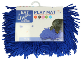 Eat Slow live Longer speelmat d.blauw