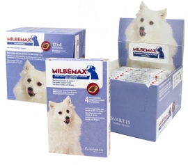 Milbemax kauwtablet kleine hond tot 5kg  4 tabl.