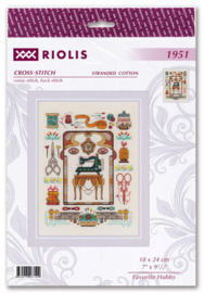 Borduurpakket Favorite Hobby - RIOLIS  ri-1951