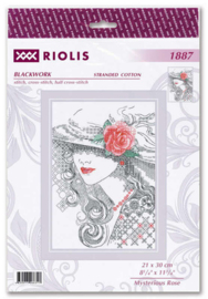 Borduurpakket Mysterious Ros? - RIOLIS    ri-1887