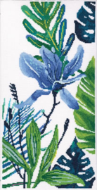 Borduurpakket Blue flower - RTO    rto-m00748