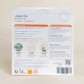 Vrij borduren pakket Green Trio - Milpoint     mil-e1-019k