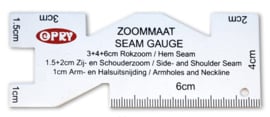 Opry Zoommaat / Zoommaatje van roestvrij staal