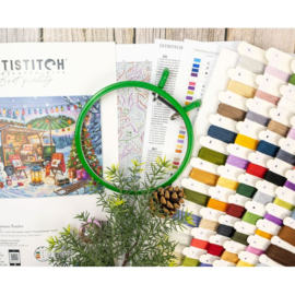 Borduurpakket Christmas Trailer - Leti Stitch     leti-l9990