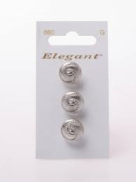 Knopen Elegant - Zilver / 680