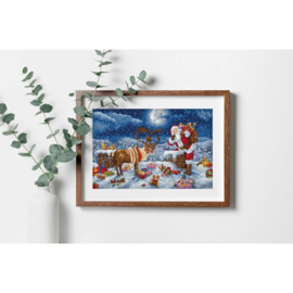 Borduurpakket Silent Night Gift - Leti Stitch    leti-l9958